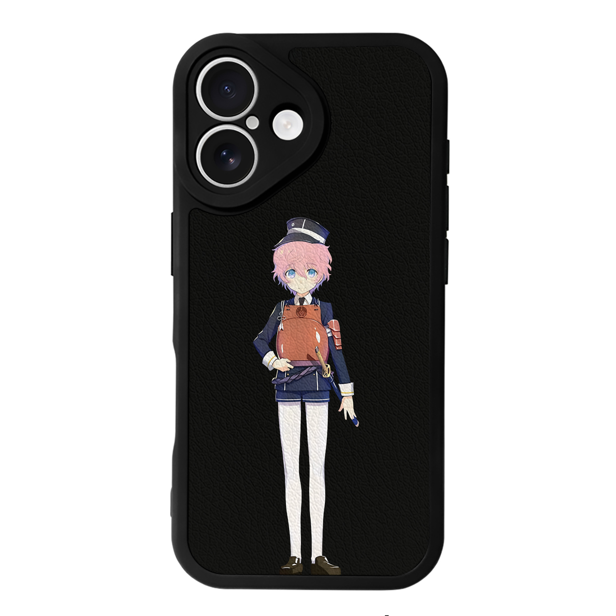 （画像用） 刀剣乱舞 Touken Ranbu 【iPhone 16シリーズ対応】シリコンスマホケース（レザー調） 材質：シリコン